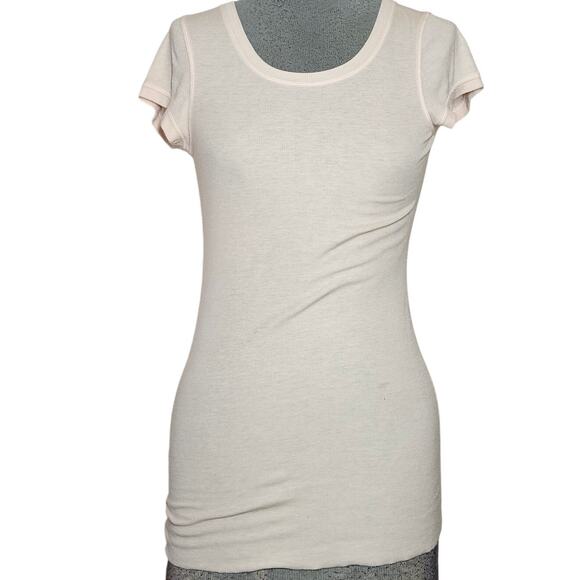 BCBGMaxAzria Tops - BCBGMaxazria Pink Fitted Tee Size Small